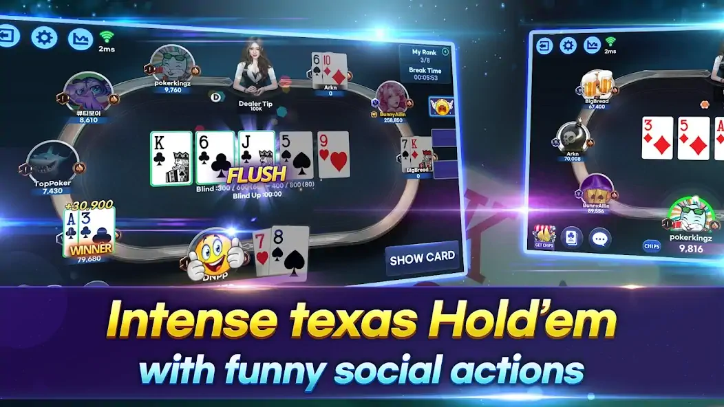 Download Fulpot Poker : Texas Holdem [MOD, Unlimited coins] + Hack [MOD, Menu] for Android