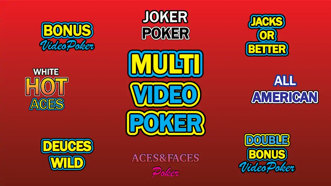 Download Multi-Hand Video Poker™ Games [MOD, Unlimited money] + Hack [MOD, Menu] for Android