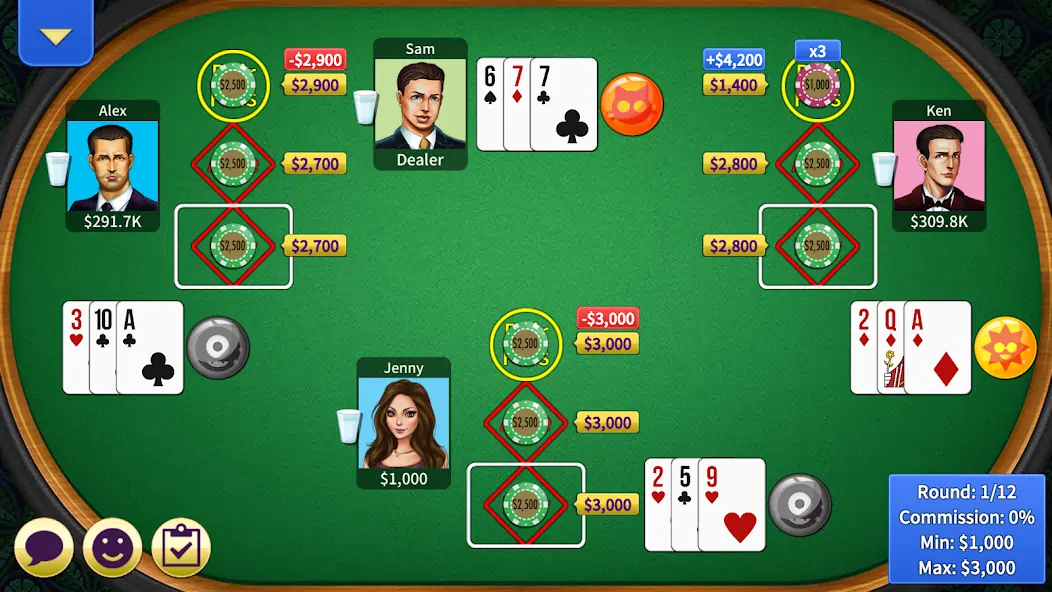 Download Pai Gow Online - Chinese Poker [MOD, Unlimited money] + Hack [MOD, Menu] for Android