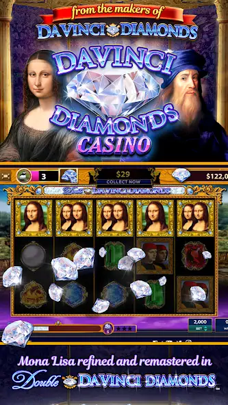 Download Da Vinci Diamonds Casino – Bes [MOD, Unlimited money/coins] + Hack [MOD, Menu] for Android