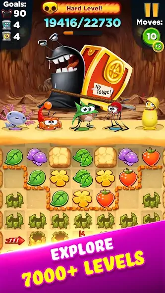 Download Best Fiends - Match 3 Games [MOD, Unlimited coins] + Hack [MOD, Menu] for Android