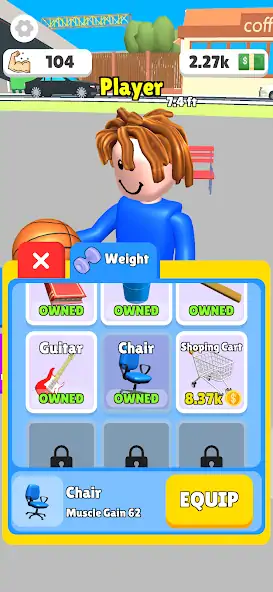 Download Lifting Hero [MOD, Unlimited coins] + Hack [MOD, Menu] for Android