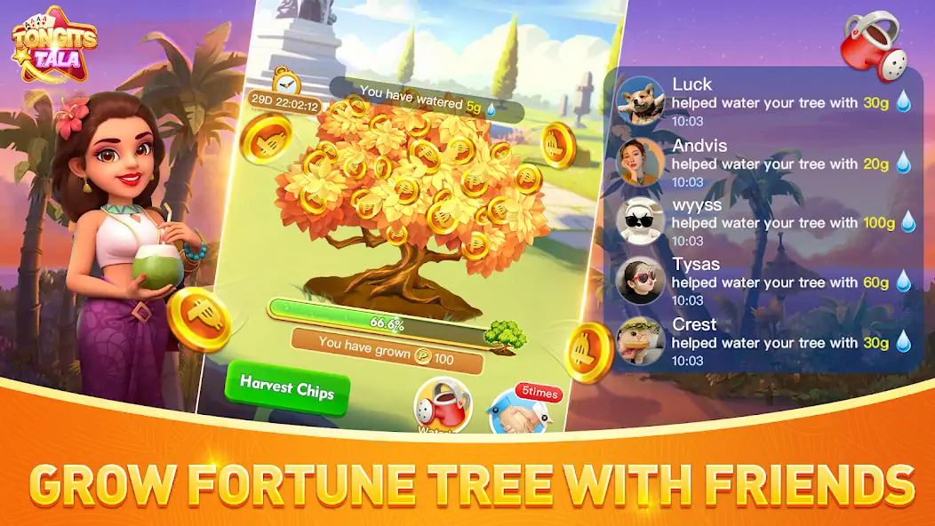 Download Tongits Tala [MOD, Unlimited money/coins] + Hack [MOD, Menu] for Android