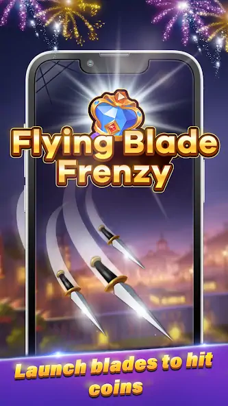 Download Flying Blade Frenzy [MOD, Unlimited coins] + Hack [MOD, Menu] for Android