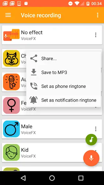 Download VoiceFX - Voice Changer with v [MOD, Unlimited money/coins] + Hack [MOD, Menu] for Android