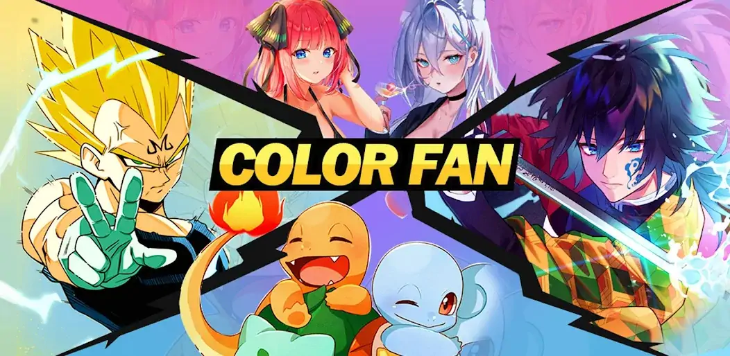 Download Color Fan - Color By Number [MOD, Unlimited money/coins] + Hack [MOD, Menu] for Android