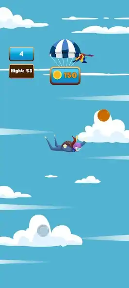 Download The Parachute [MOD, Unlimited money/gems] + Hack [MOD, Menu] for Android