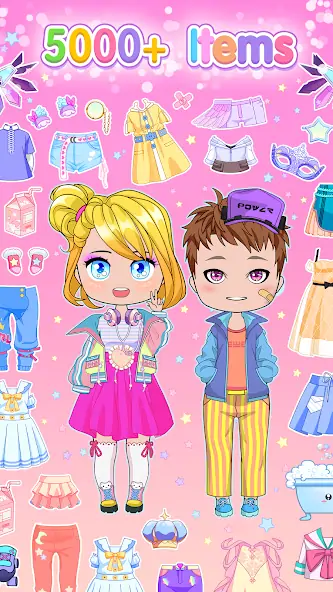 Download Chibi Doll Dress Up Games [MOD, Unlimited money/coins] + Hack [MOD, Menu] for Android