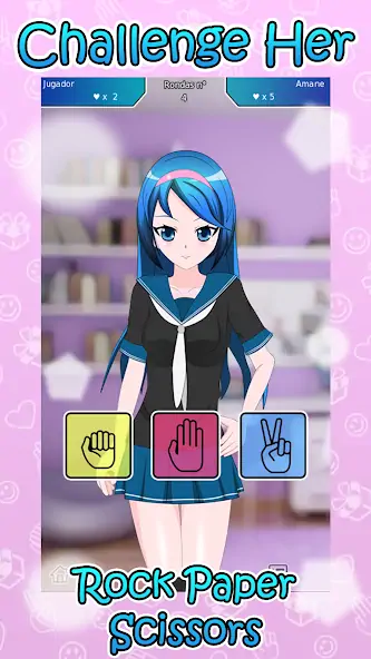 Download Rock Paper Scissors Sexy Waifu [MOD, Unlimited money] + Hack [MOD, Menu] for Android