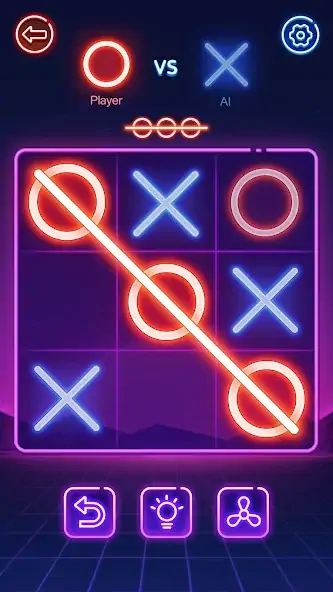 Download Tic Tac Toe 2 Player: XOXO [MOD, Unlimited coins] + Hack [MOD, Menu] for Android