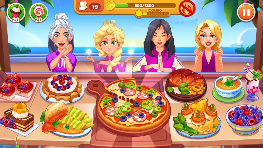 Download Cooking Dream [MOD, Unlimited coins] + Hack [MOD, Menu] for Android