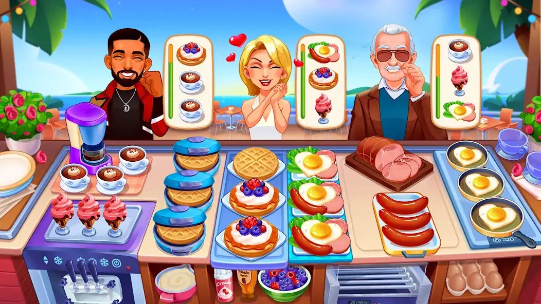 Download Cooking Dream [MOD, Unlimited coins] + Hack [MOD, Menu] for Android
