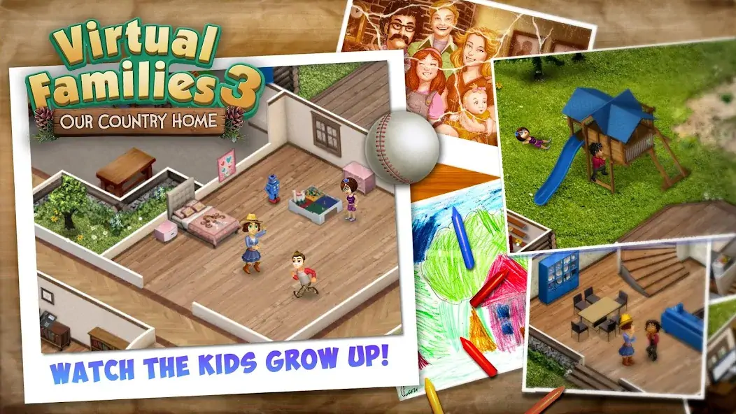 Download Virtual Families 3 [MOD, Unlimited money/gems] + Hack [MOD, Menu] for Android