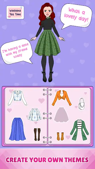Download Sweet Paper Doll: Dress Up DIY [MOD, Unlimited money/gems] + Hack [MOD, Menu] for Android