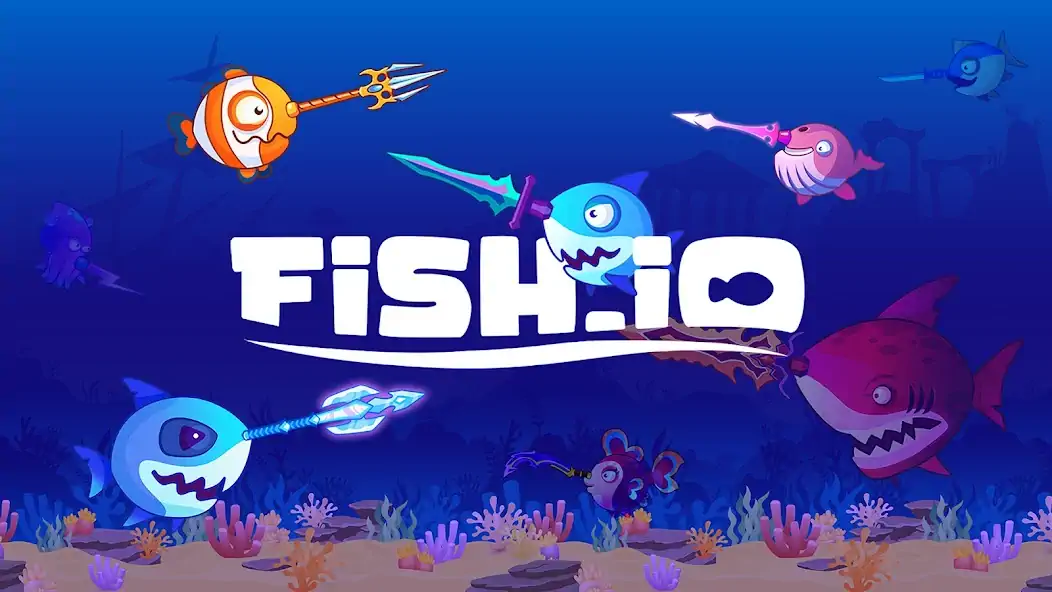 Download Fish.IO - Hungry Fish [MOD, Unlimited coins] + Hack [MOD, Menu] for Android