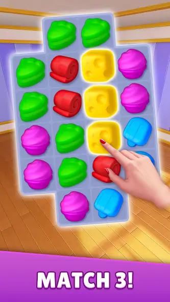 Download Candy Match 3 - Sweet Crunch [MOD, Unlimited money] + Hack [MOD, Menu] for Android