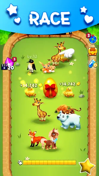 Download Merge Animals Zoo: Safari Park [MOD, Unlimited coins] + Hack [MOD, Menu] for Android