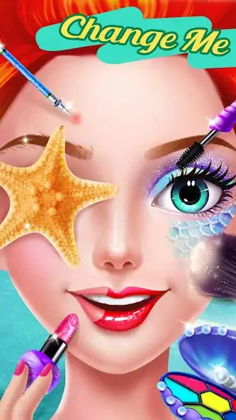 Download Mermaid Makeup Salon [MOD, Unlimited money] + Hack [MOD, Menu] for Android