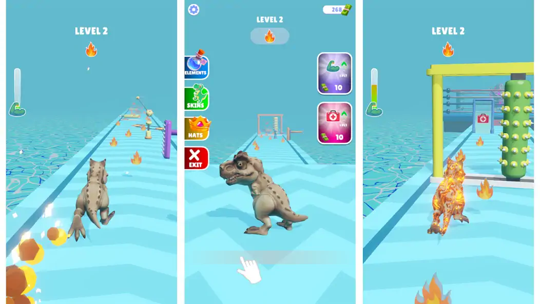 Download Dinosaur Evolution Run 3D [MOD, Unlimited money/coins] + Hack [MOD, Menu] for Android