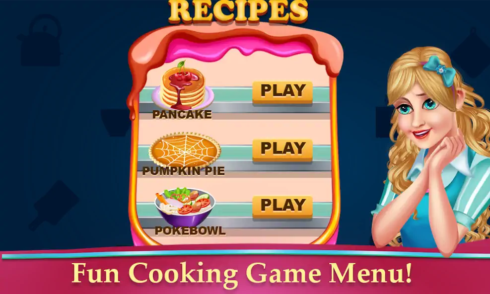 Download Mama's Kitchen: Cooking Craze [MOD, Unlimited coins] + Hack [MOD, Menu] for Android