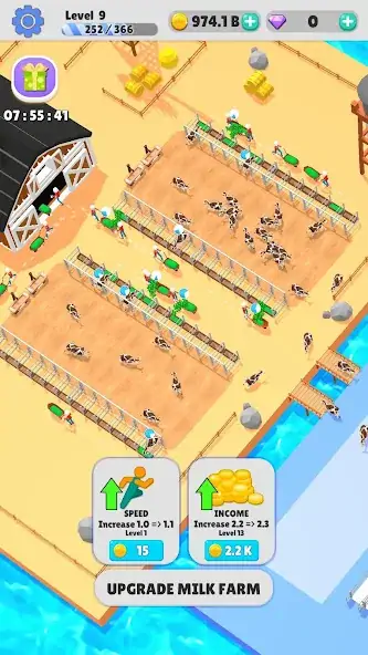 Download Idle Cow Farm Tycoon [MOD, Unlimited money/coins] + Hack [MOD, Menu] for Android