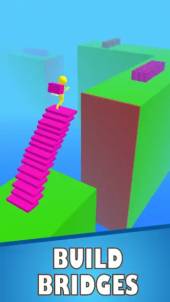 Download Bridge Stack Stair Run [MOD, Unlimited money/gems] + Hack [MOD, Menu] for Android
