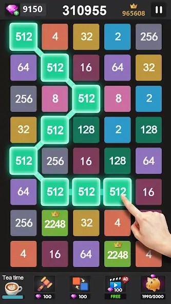 Download 2248-2048 puzzle games [MOD, Unlimited money] + Hack [MOD, Menu] for Android