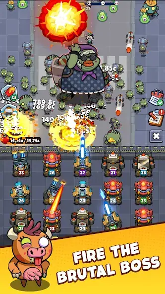 Download Merge Cannon - Idle zombie war [MOD, Unlimited coins] + Hack [MOD, Menu] for Android