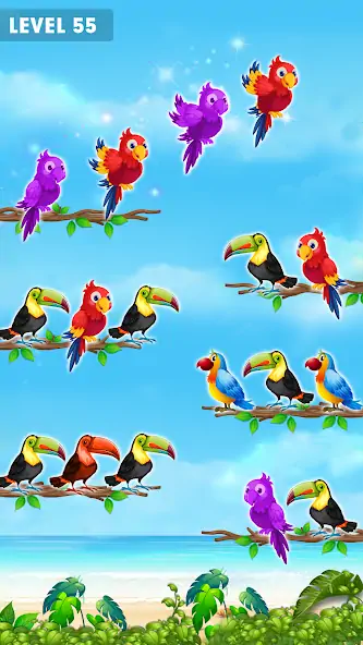 Download Bird Sort Color Puzzle Game 3D [MOD, Unlimited money/coins] + Hack [MOD, Menu] for Android
