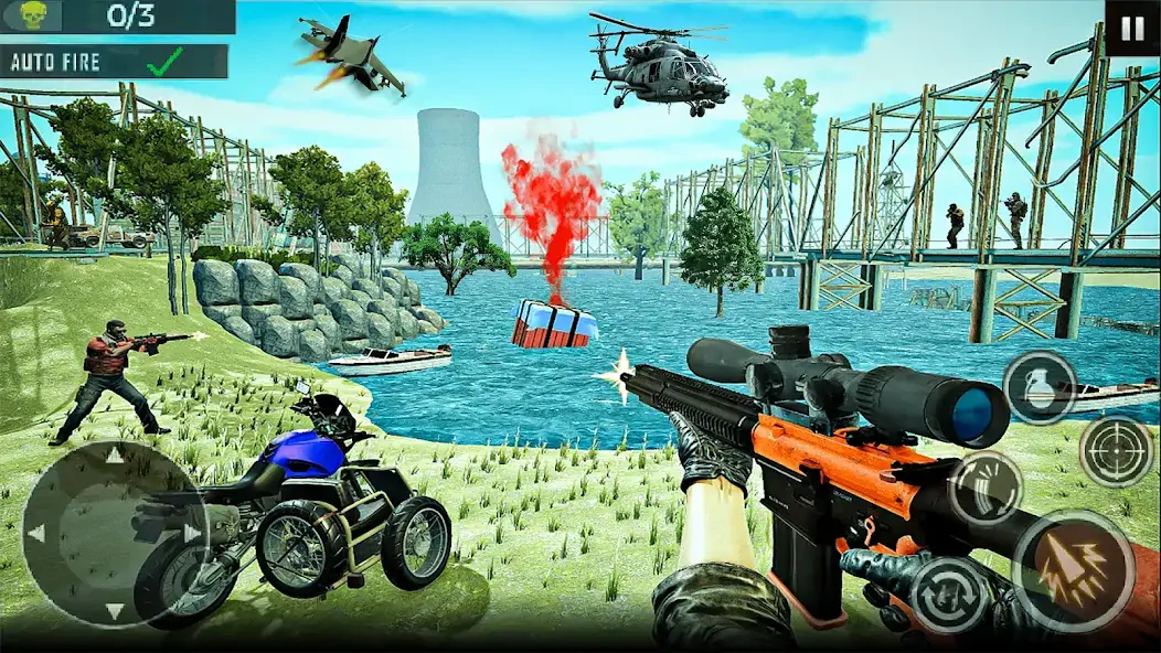 Download Real Commando Shooting Mission [MOD, Unlimited money] + Hack [MOD, Menu] for Android