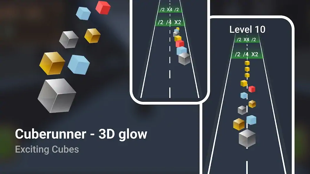 Download Cube Runner 3D Glow [MOD, Unlimited coins] + Hack [MOD, Menu] for Android