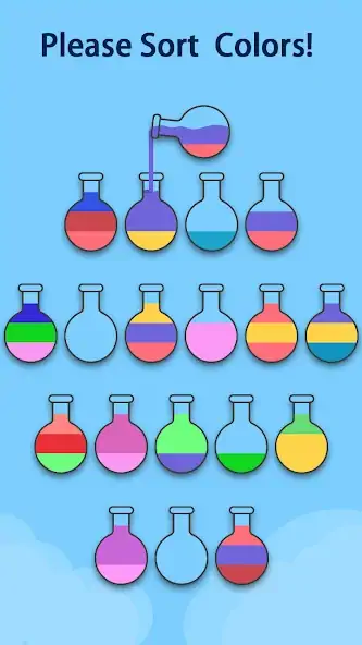 Download Sort Puzzle-water color puzzle [MOD, Unlimited money] + Hack [MOD, Menu] for Android