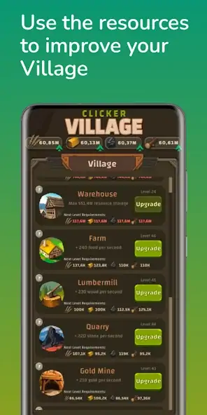 Download Clicker Village - Casual Idle [MOD, Unlimited coins] + Hack [MOD, Menu] for Android