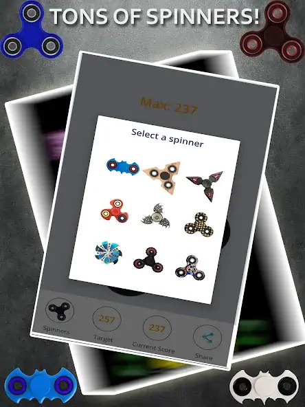 Download Super Fidget Spinner Puzzles [MOD, Unlimited money/gems] + Hack [MOD, Menu] for Android
