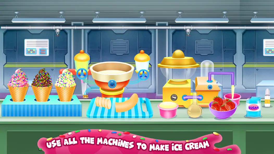 Download Fantasy Ice Cream Factory [MOD, Unlimited money/coins] + Hack [MOD, Menu] for Android