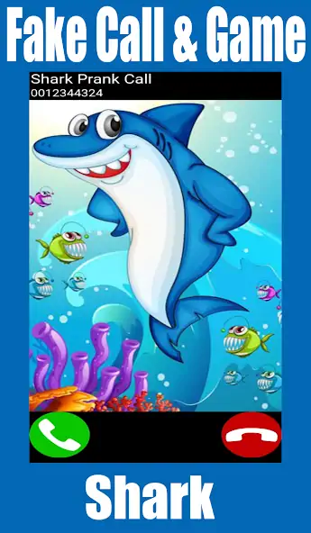 Download Fake Call Shark Game [MOD, Unlimited coins] + Hack [MOD, Menu] for Android