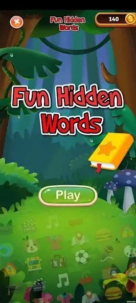 Download Fun Hidden Words [MOD, Unlimited money/gems] + Hack [MOD, Menu] for Android