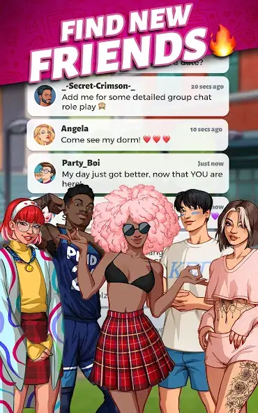 Download Party in my Dorm: Campus Life [MOD, Unlimited money/gems] + Hack [MOD, Menu] for Android