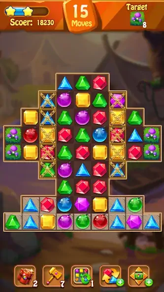 Download Jewels Original - Match 3 Game [MOD, Unlimited coins] + Hack [MOD, Menu] for Android