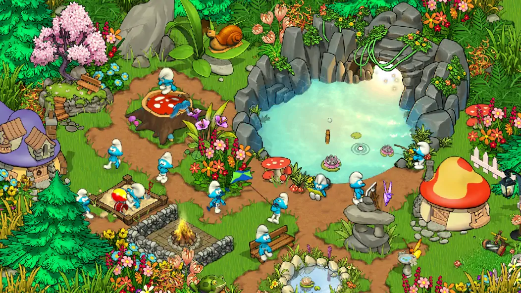 Download Smurfs and the Magical Meadow [MOD, Unlimited money] + Hack [MOD, Menu] for Android