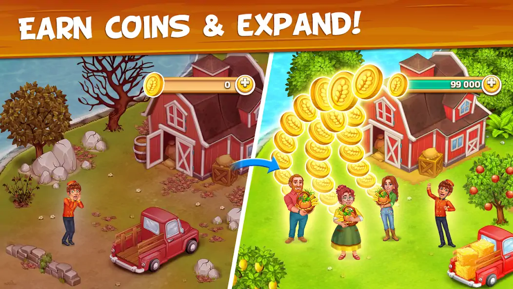 Download Farm Island - Journey Story [MOD, Unlimited money/coins] + Hack [MOD, Menu] for Android