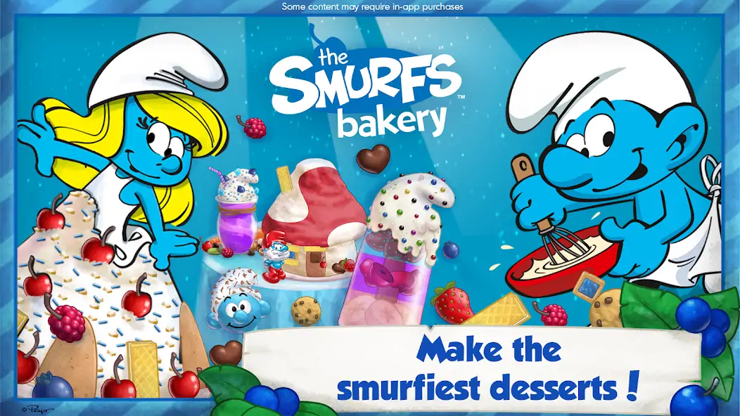 Download The Smurfs Bakery [MOD, Unlimited money] + Hack [MOD, Menu] for Android