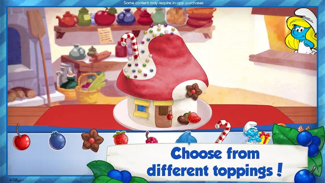 Download The Smurfs Bakery [MOD, Unlimited money] + Hack [MOD, Menu] for Android