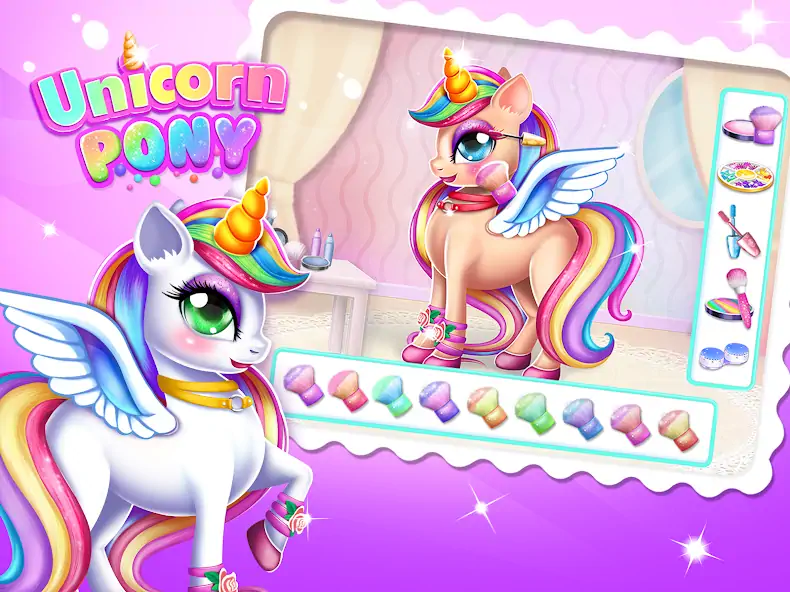 Download Girls Game: Unicorn Dress up [MOD, Unlimited coins] + Hack [MOD, Menu] for Android
