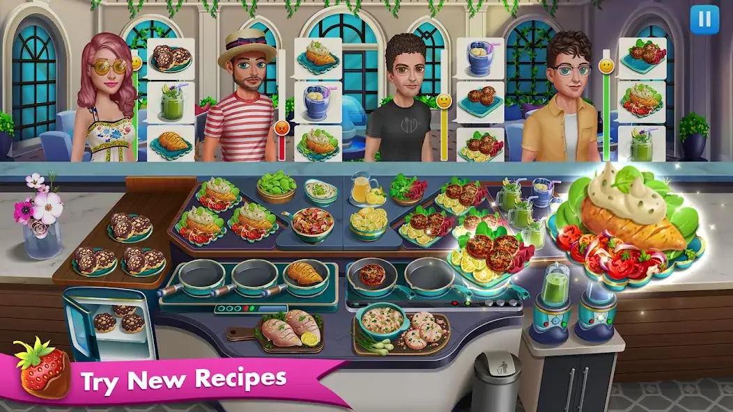 Download Cooking Channel: Food Games [MOD, Unlimited coins] + Hack [MOD, Menu] for Android