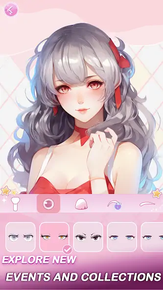 Download Anime Dress Up Games Moe Girls [MOD, Unlimited coins] + Hack [MOD, Menu] for Android