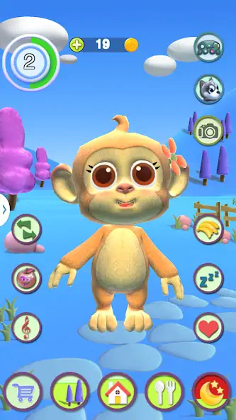 Download Talking Monkey [MOD, Unlimited money/coins] + Hack [MOD, Menu] for Android