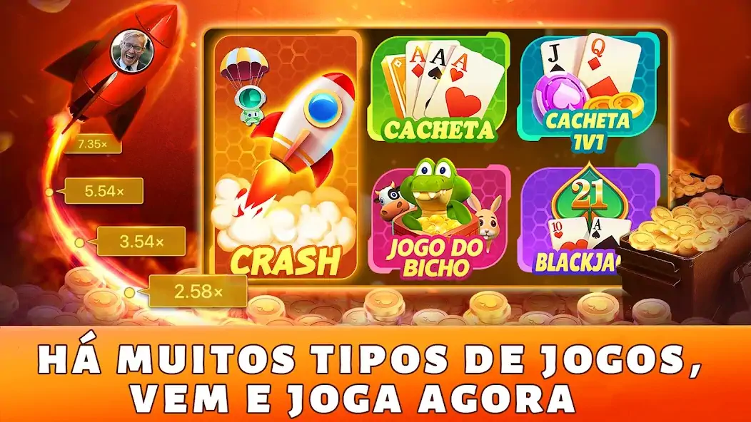 Download Crash:Jogo do bicho [MOD, Unlimited money/coins] + Hack [MOD, Menu] for Android