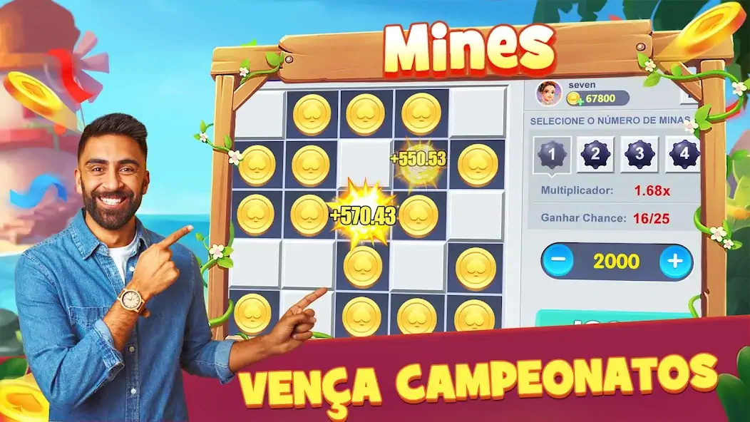 Download Mines:jogo de caça-minas [MOD, Unlimited money/gems] + Hack [MOD, Menu] for Android