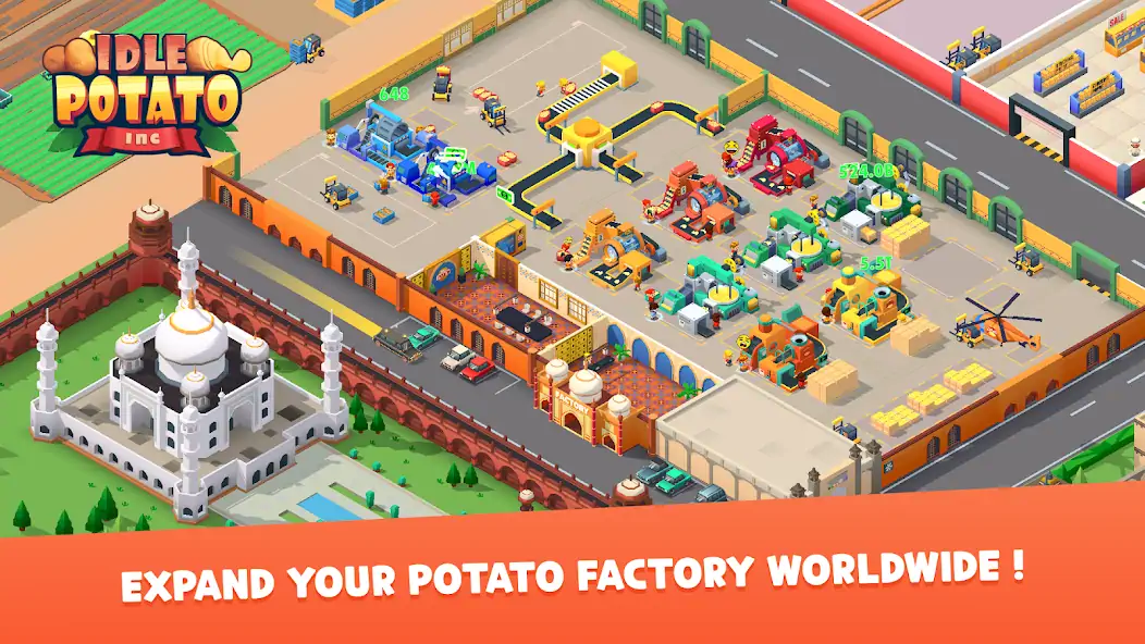Download Potato Inc - Tycoon, Idle [MOD, Unlimited money/coins] + Hack [MOD, Menu] for Android